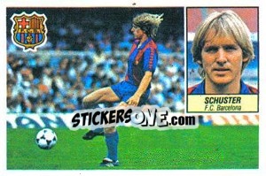 Sticker Schuster - Liga Spagnola 1984-1985
 n. 12 - Colecciones ESTE