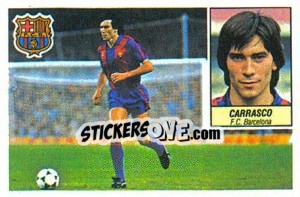 Sticker Carrasco - Liga Spagnola 1984-1985
 n. 18 - Colecciones ESTE