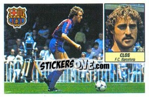 Cromo Clos - Liga Spagnola 1984-1985
 n. 19 - Colecciones ESTE