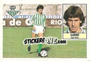 Sticker Gabino - Liga Spagnola 1984-1985
 - Colecciones ESTE