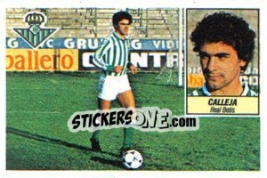 Figurina Calleja (coloca) - Liga Spagnola 1984-1985
 - Colecciones ESTE