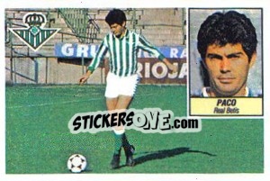 Cromo Paco - Liga Spagnola 1984-1985
 - Colecciones ESTE