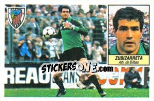 Sticker Zubizarreta - Liga Spagnola 1984-1985
 - Colecciones ESTE
