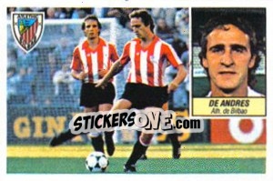 Sticker De Andrés - Liga Spagnola 1984-1985
 - Colecciones ESTE