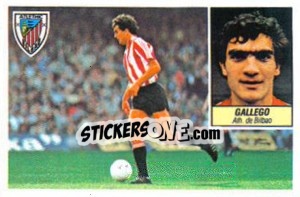 Sticker Gallego - Liga Spagnola 1984-1985
 - Colecciones ESTE