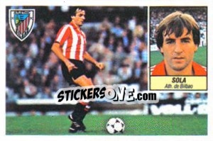 Sticker Sola - Liga Spagnola 1984-1985
 - Colecciones ESTE