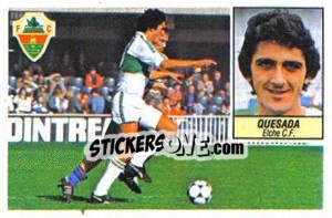 Sticker Quesada - Liga Spagnola 1984-1985
 n. 60 - Colecciones ESTE