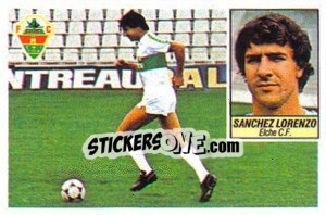 Sticker Sánchez Lorenzo - Liga Spagnola 1984-1985
 - Colecciones ESTE