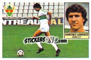 Sticker Sánchez Lorenzo - Liga Spagnola 1984-1985
 n. 65 - Colecciones ESTE