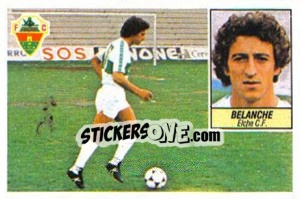 Sticker Belanche - Liga Spagnola 1984-1985
 - Colecciones ESTE