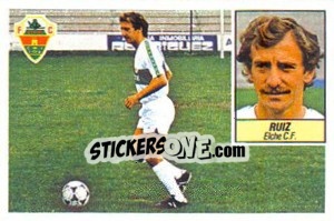 Sticker Ruiz - Liga Spagnola 1984-1985
 - Colecciones ESTE