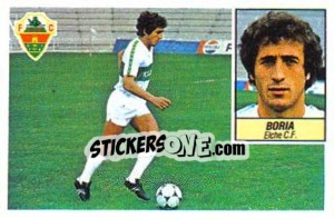 Cromo Boria - Liga Spagnola 1984-1985
 - Colecciones ESTE