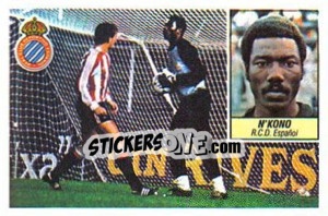Sticker N’kono - Liga Spagnola 1984-1985
 n. 78 - Colecciones ESTE