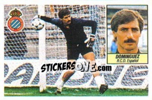 Sticker Domínguez - Liga Spagnola 1984-1985
 - Colecciones ESTE