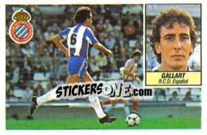 Sticker Gallart - Liga Spagnola 1984-1985
 - Colecciones ESTE