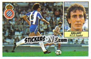 Sticker Gallart - Liga Spagnola 1984-1985
 n. 82 - Colecciones ESTE