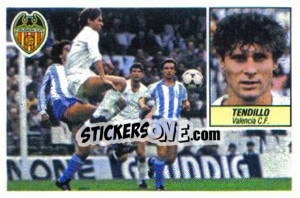Cromo Tendillo - Liga Spagnola 1984-1985
 - Colecciones ESTE