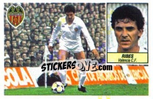 Cromo Ribes - Liga Spagnola 1984-1985
 - Colecciones ESTE