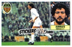 Cromo Subirats - Liga Spagnola 1984-1985
 - Colecciones ESTE