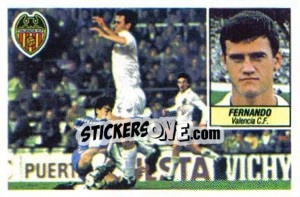 Cromo Fernando - Liga Spagnola 1984-1985
 - Colecciones ESTE
