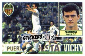 Sticker Fernando - Liga Spagnola 1984-1985
 n. 317 - Colecciones ESTE