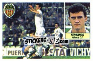 Sticker Fernando - Liga Spagnola 1984-1985
 - Colecciones ESTE