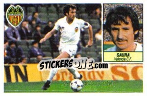 Cromo Saura - Liga Spagnola 1984-1985
 - Colecciones ESTE