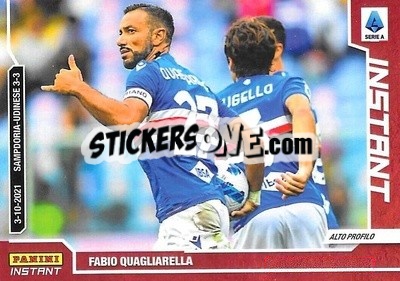 Sticker Fabio Quagliarella - Instant Calciatori 2021-2022
 - Panini