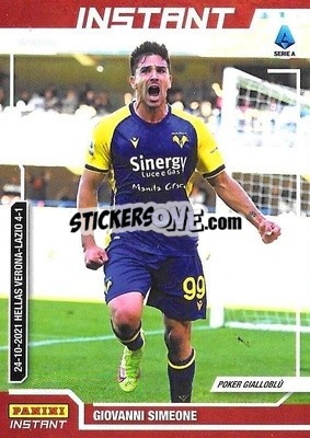 Figurina Giovanni Simeone - Instant Calciatori 2021-2022
 - Panini