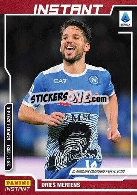 Sticker Dries Mertens - Instant Calciatori 2021-2022
 n. 18 - Panini
