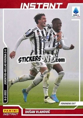 Sticker Dusan Vlahovic - Instant Calciatori 2021-2022
 n. 29 - Panini