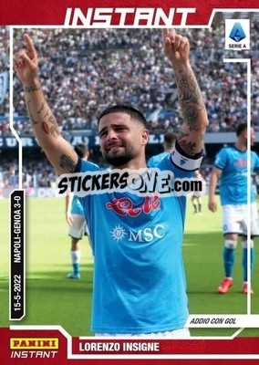 Sticker Lorenzo Insigne - Instant Calciatori 2021-2022
 n. 53 - Panini