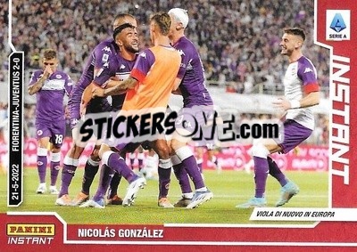 Sticker Nicolas Gonzalez - Instant Calciatori 2021-2022
 n. 55 - Panini