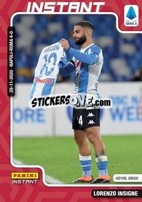 Sticker Lorenzo Insigne - Instant Calciatori 2020-2021
 n. 1 - Panini