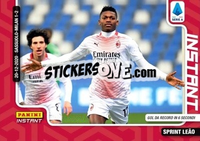 Sticker Rafael Leao - Instant Calciatori 2020-2021
 n. 4 - Panini