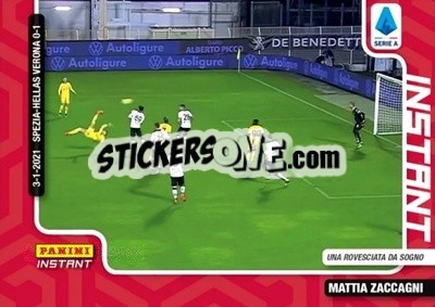 Figurina Mattia Zaccagni - Instant Calciatori 2020-2021
 n. 5 - Panini