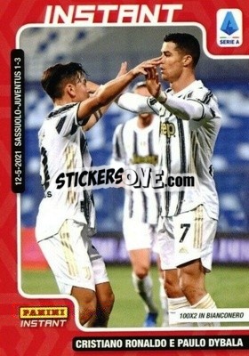 Sticker Cristiano Ronaldo / Paulo Dybala - Instant Calciatori 2020-2021
 n. 22 - Panini