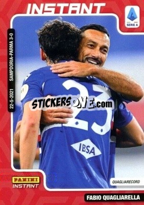 Sticker Fabio Quagliarella - Instant Calciatori 2020-2021
 - Panini