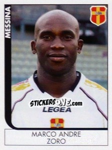 Sticker Marco Andre Zoro - Calciatori 2005-2006 n. 246 - Panini