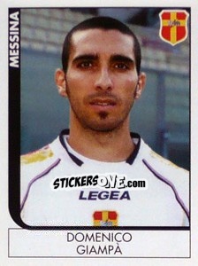 Sticker Domenico Giampa - Calciatori 2005-2006 n. 254 - Panini
