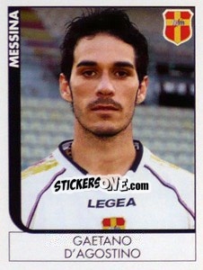 Sticker Gaetano d'Agostino - Calciatori 2005-2006 - Panini