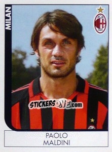 Sticker Paolo Maldini - Calciatori 2005-2006 n. 272 - Panini
