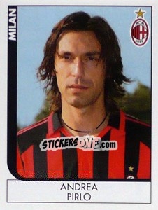 Sticker Andrea Pirlo - Calciatori 2005-2006 n. 278 - Panini