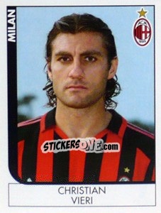 Sticker Christian Vieri - Calciatori 2005-2006 - Panini