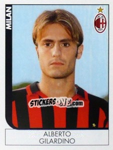 Sticker Alberto Gilardino - Calciatori 2005-2006 n. 287 - Panini