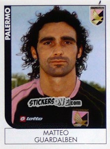 Sticker Matteo Guardalben - Calciatori 2005-2006 - Panini