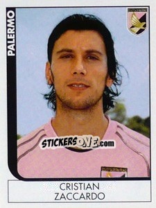 Sticker Cristian Zaccardo - Calciatori 2005-2006 n. 294 - Panini