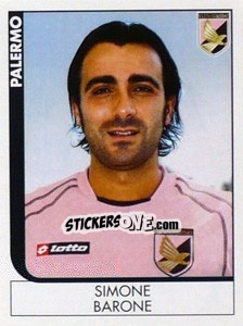 Figurina Simone Barone - Calciatori 2005-2006 - Panini