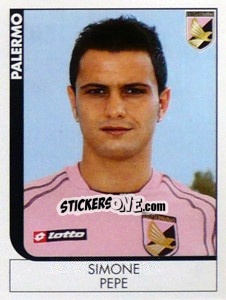 Sticker Simone Pepe - Calciatori 2005-2006 n. 308 - Panini