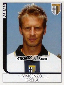 Sticker Vincenzo Grella - Calciatori 2005-2006 n. 327 - Panini